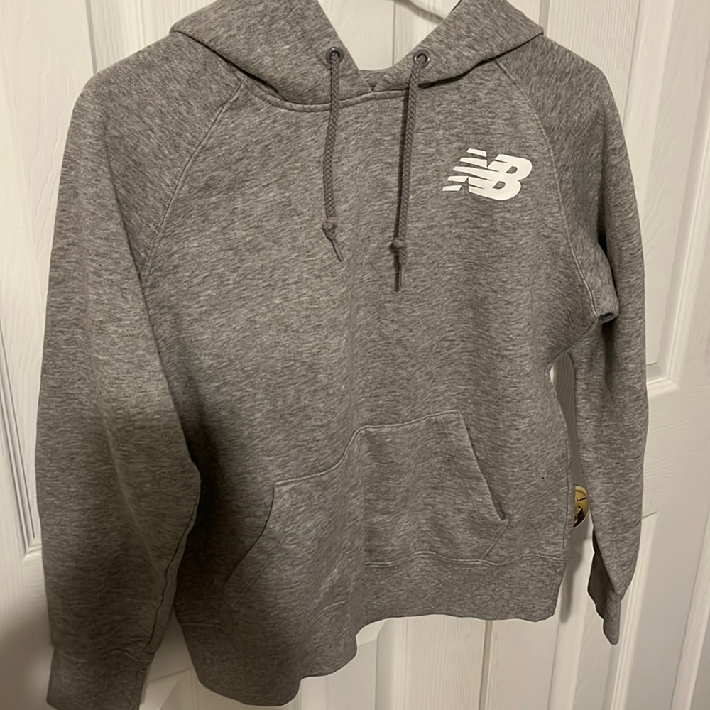 grey new balance hoodie